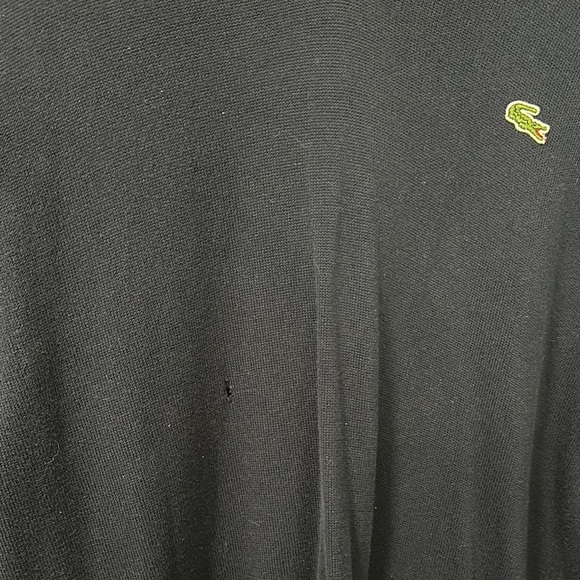 Lacoste Blue V-Neck Sweater - Picture 3 of 4